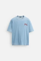 T-SHIRT IMPRIMÉ DÉLAVÉ
