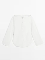Chemise cintrée en cuir et daim - Limited Edition