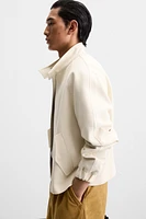 TEXTURED COTTON JACKET