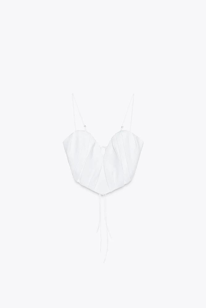 SWEETHEART CROP TOP