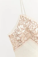 100% WOOL LACE TOP