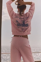 THE WHITE LOTUS FLEECE SWEATSHIRT