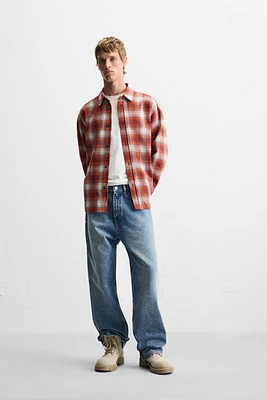 CHEMISE À CARREAUX EN FLANELLE