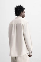 CHEMISE EN LIN ET COTON