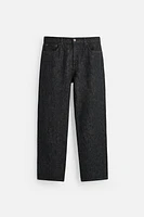 STRAIGHT FIT COTTON-HEMP JEANS