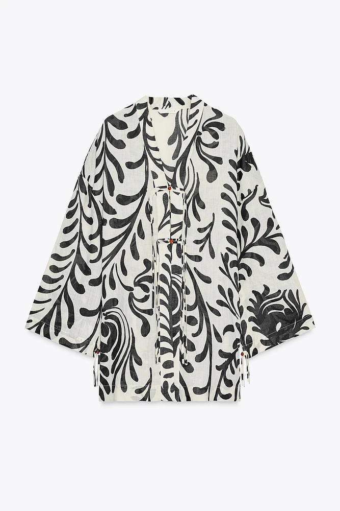 KIMONO IMPRIMÉ RAMIE ZW COLLECTION