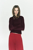 WOOL BLEND TOP