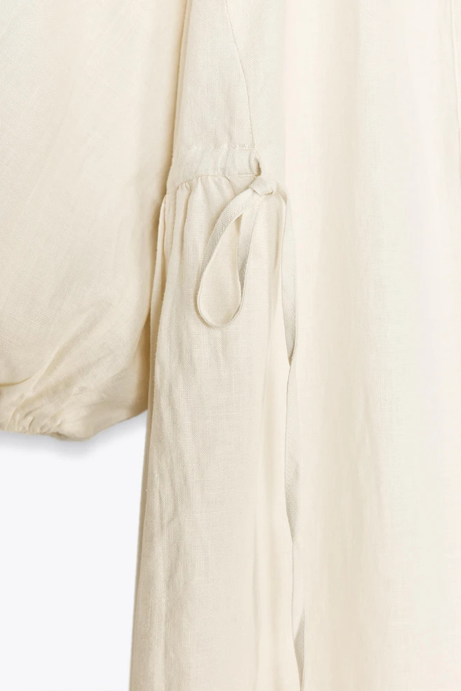 100% LINEN TUNIC DRESS ZW COLLECTION