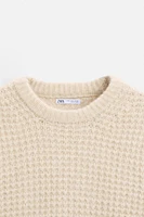 SQUARE TEXTURED SWEATER