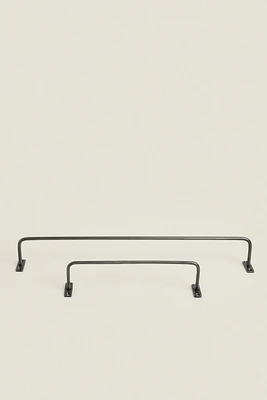 DARK METAL TOWEL RACK