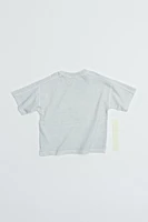 T-SHIRT EFFET DÉLAVÉ PALMIER BRODÉ
