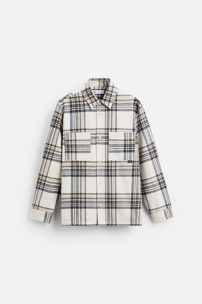 CHEMISE À CARREAUX EN FLANELLE