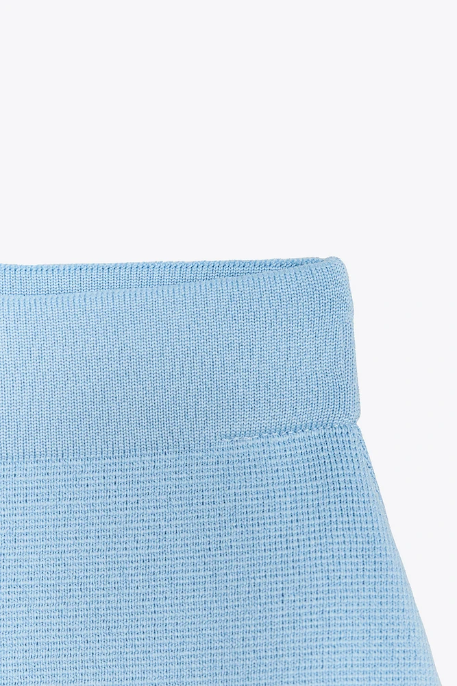 KNIT MINI SKIRT