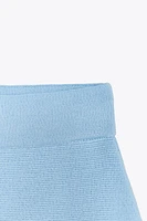 KNIT MINI SKIRT
