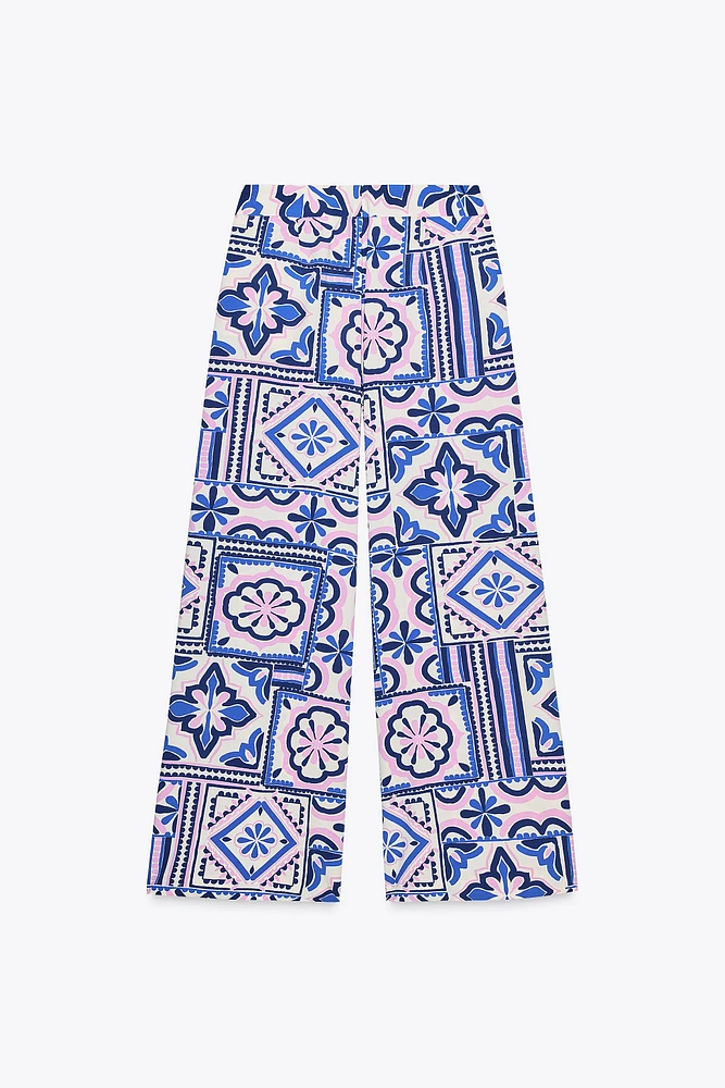 PANTALON PALAZZO IMPRIMÉ