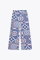 PANTALON PALAZZO IMPRIMÉ