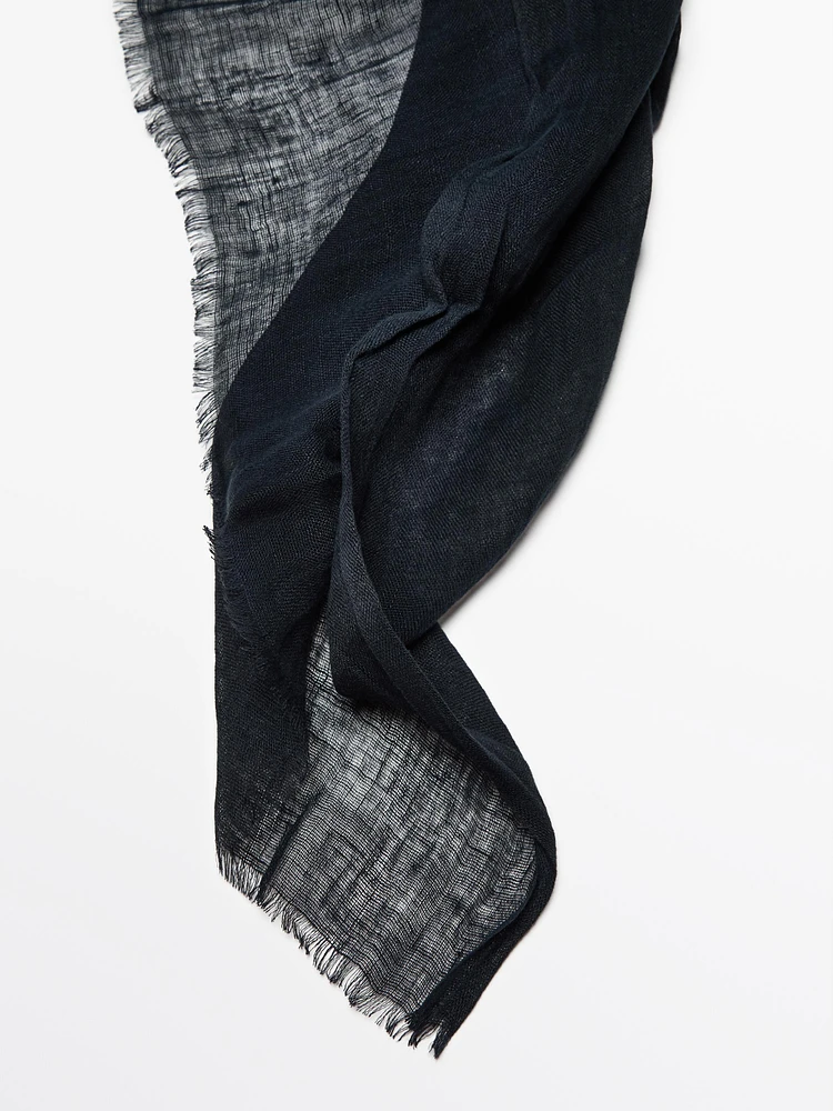 Foulard 100 % lin