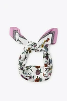 FOULARD À IMPRIMÉ FLEURS