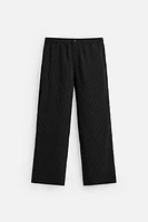 PANTALON FLUIDE À RAYURES