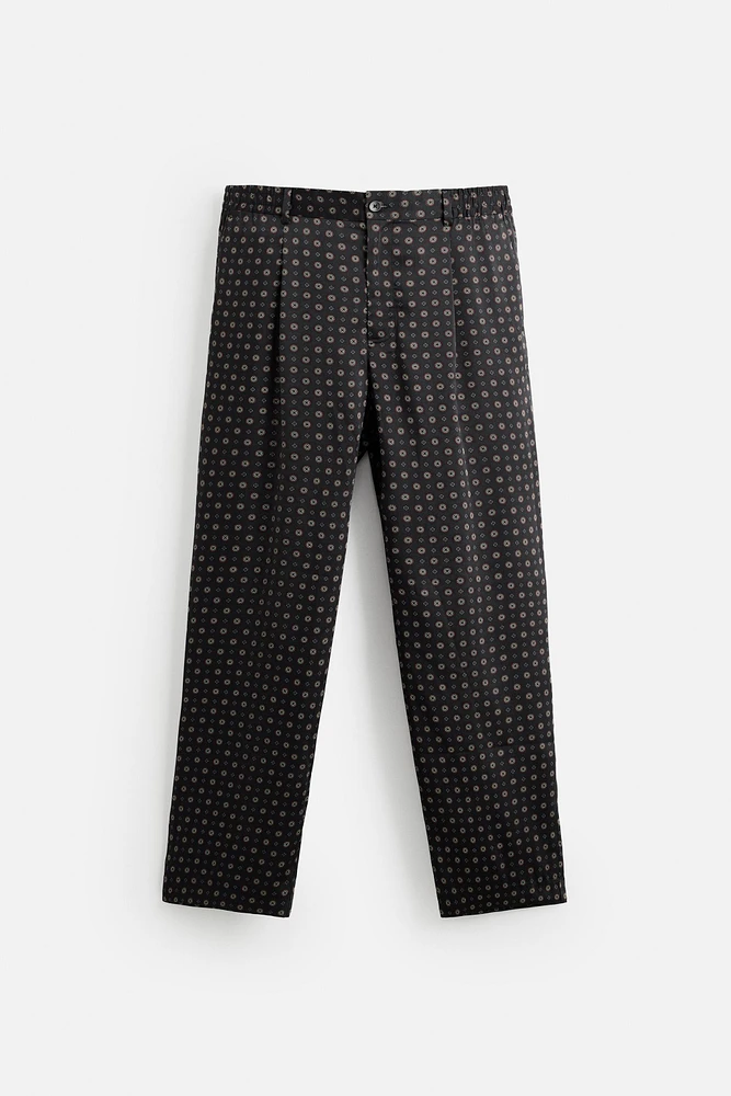 LIMITED EDITION GEOMETRIC PRINT PANTS
