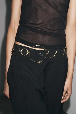 CEINTURE MÉTALLIQUE CERCLES