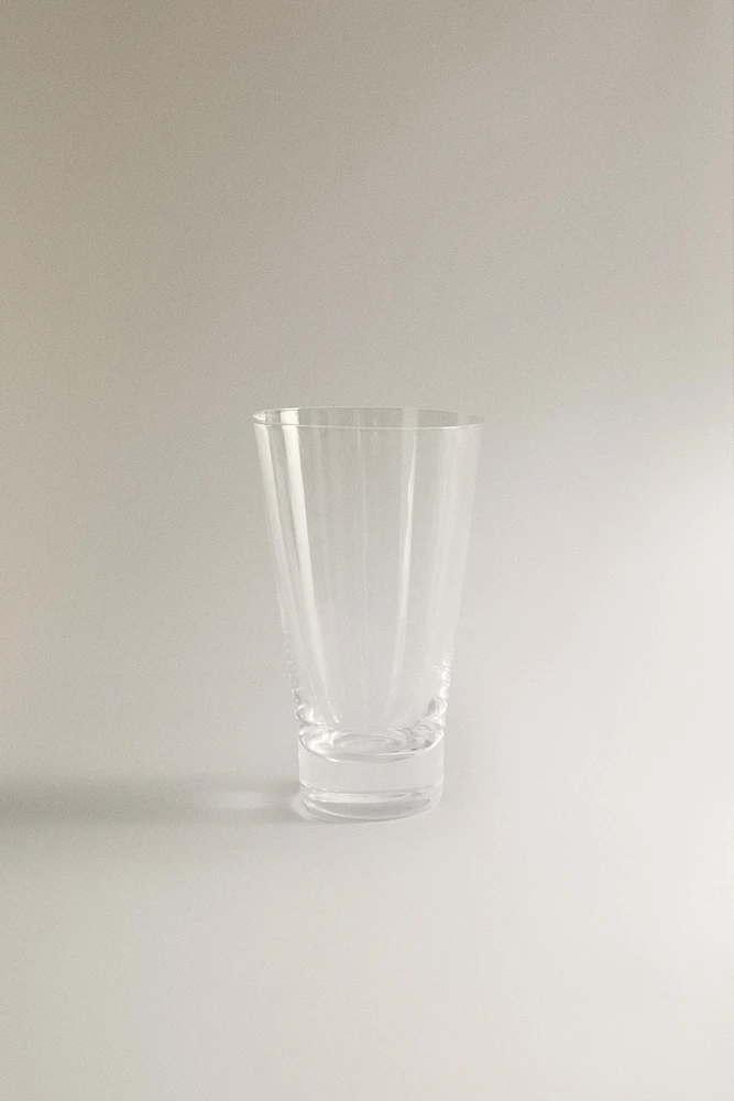 VERRE À SODA CRISTALLIN BASE ÉPAISSE