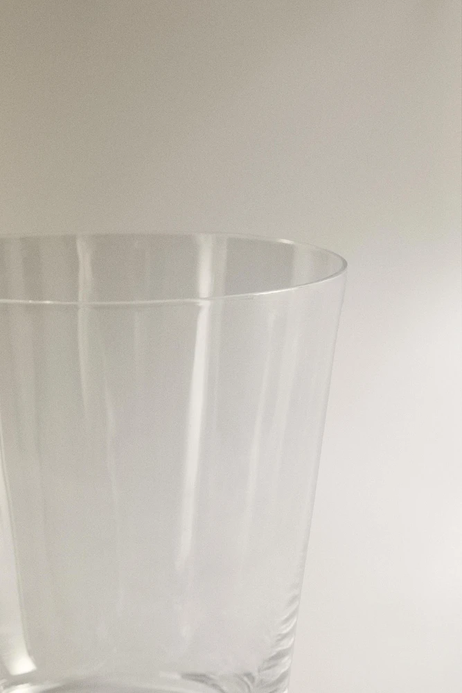 VERRE CRISTALLIN BASE ÉPAISSE