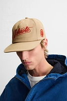 FLAT BILL EMBROIDERED CAP