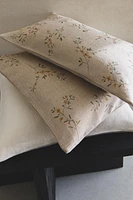 HOUSSE DE COUSSIN BRANCHES ET FLEURS