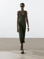 Robe midi 100 % lin