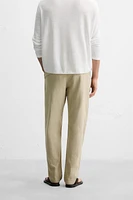 TEXTURED CHINO PANTS