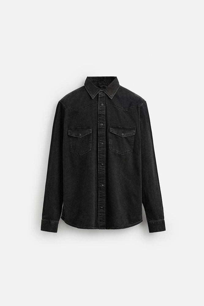 DENIM WESTERN SHIRT