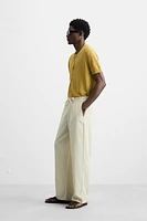 TEXTURED JACQUARD PANTS