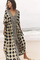 PRINTED CAFTAN DRESS