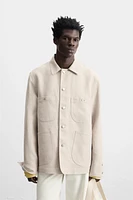 100% LINEN POCKET JACKET