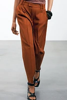 PANTALON À PINCES COLLECTION ZW