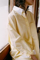OVERSIZED POPLIN SHIRT