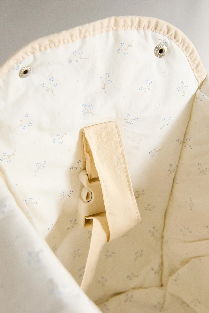 FLORAL DIAPER BAG