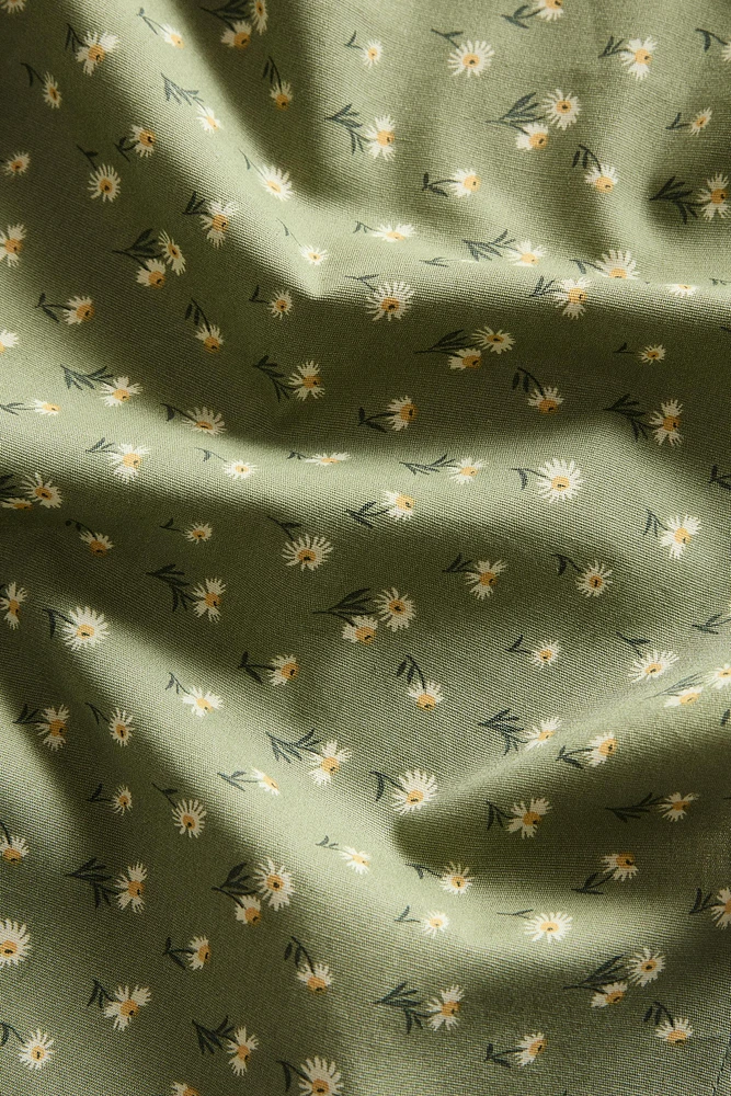 CHEMIN DE TABLE COTON MARGUERITES