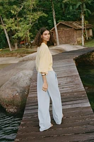 PULL EN MAILLE MANCHE AMPLE
