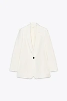 WRINKLED EFFECT BLAZER