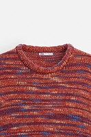 WOOL BLEND JACQUARD SWEATER