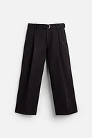 PLEATED PANTS WITH BELT X NANUSHKA