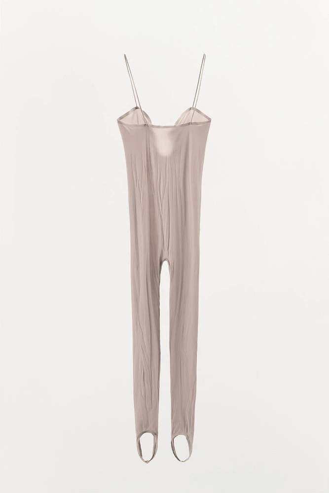 FULL LENGTH POLYAMIDE JUMPSUIT