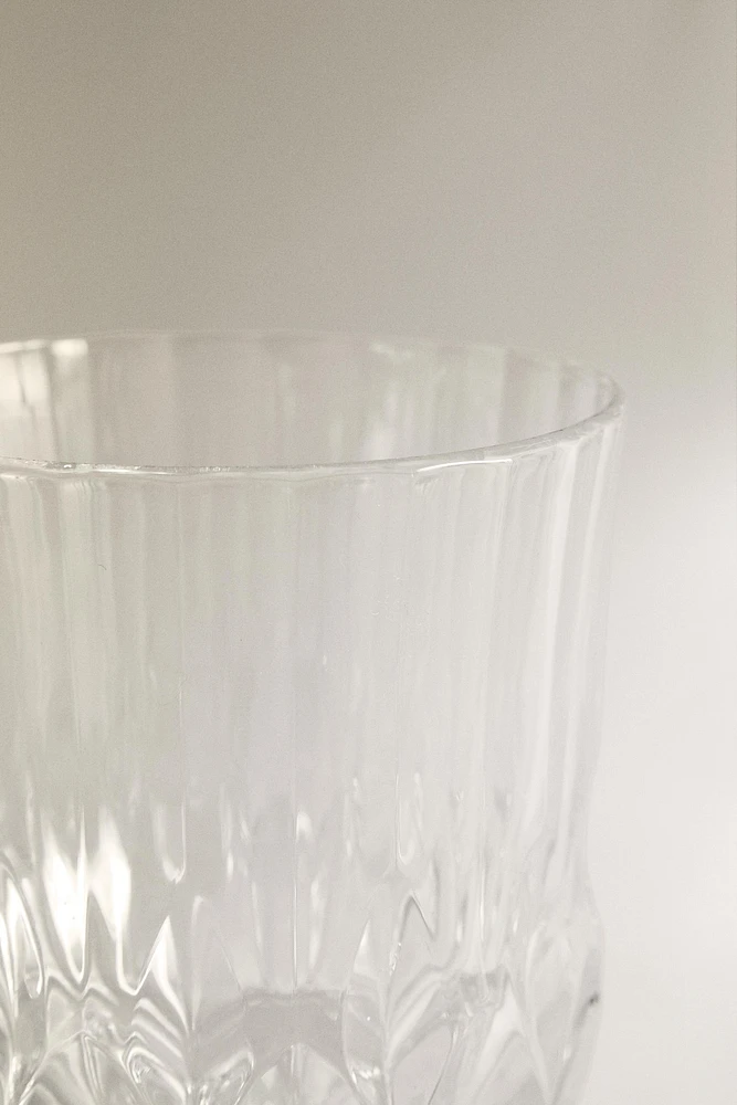 VERRE TAILLÉ CRISTALLIN