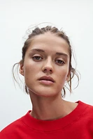 SWEAT EN MAILLE LISSE