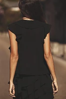 RUFFLED BLOUSE