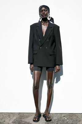 VESTE OVERSIZE À ÉPAULETTES