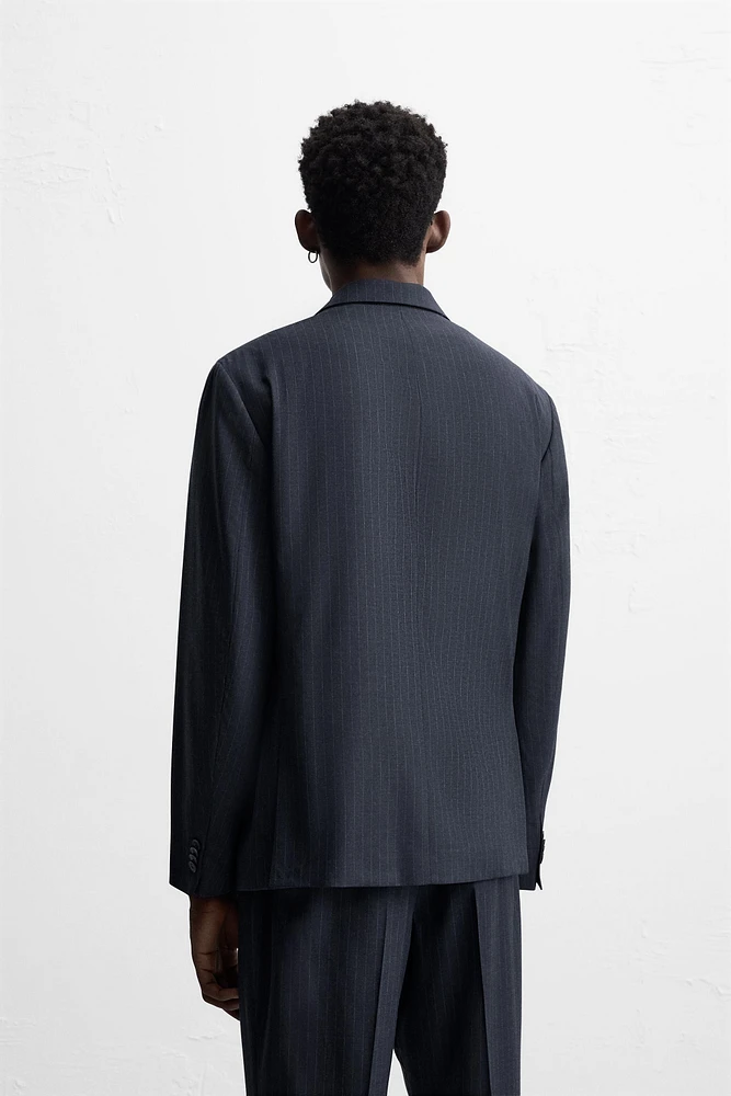 PINSTRIPE SUIT BLAZER