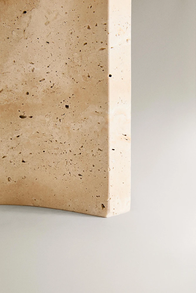 TRAVERTINE STONE BOOKEND